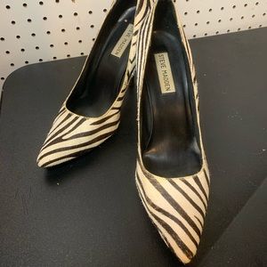 Steve Madden zebra pumps